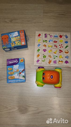 Развивающие игрушки 1-2 года