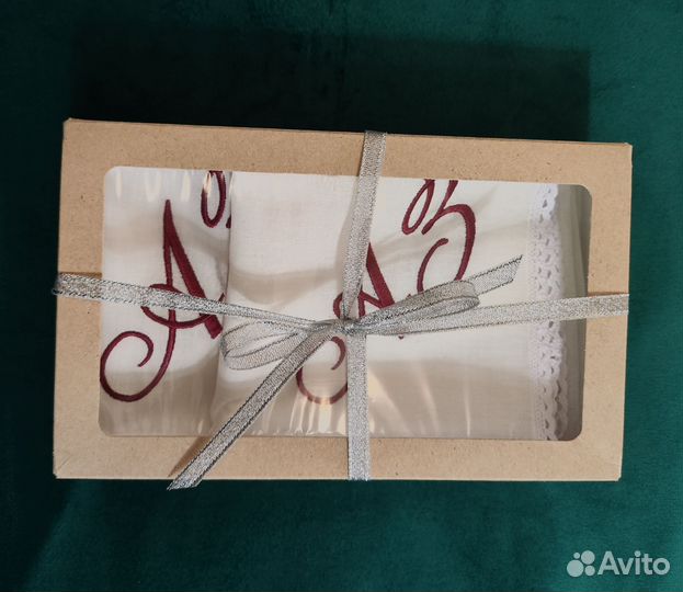 Носовые платки ручной работы с вышивкой