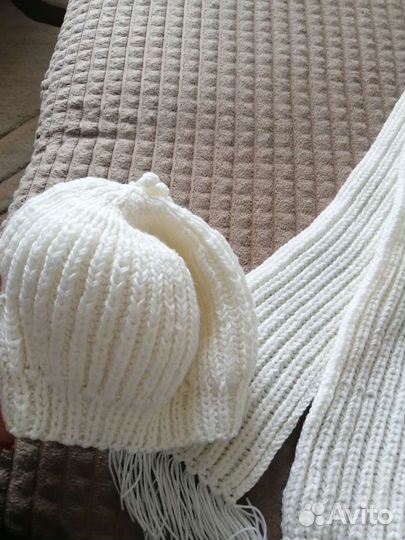 Комплект берет и шарф