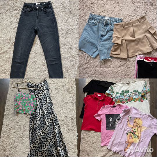 Женские вещи пакетом xs-s