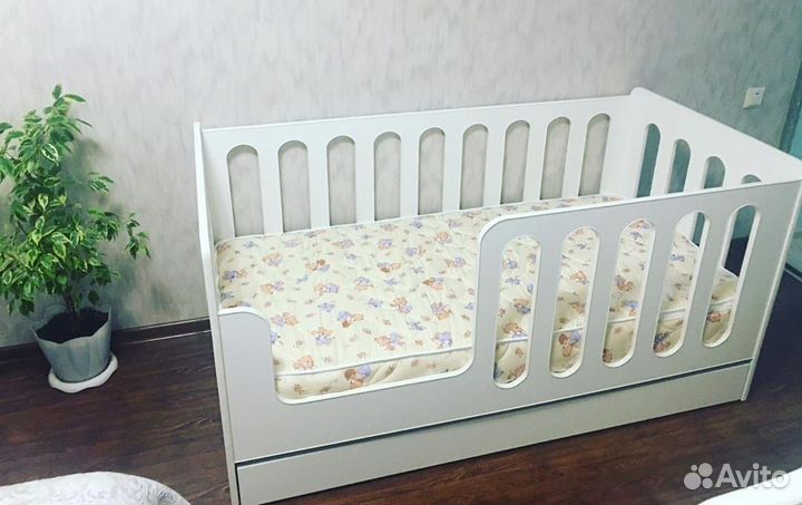 Детская кровать «Манеж» с ящиком