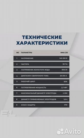 Сварочный аппарат инверторный 210А