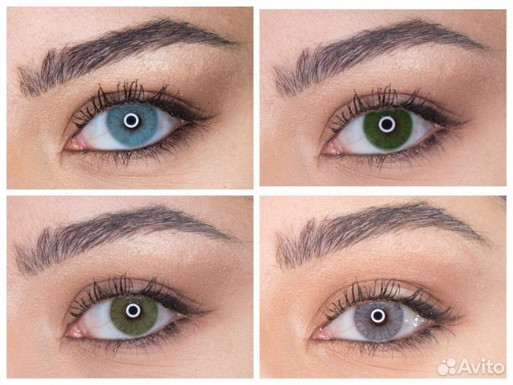 Цветные линзы (Более 300 видов в наличии)