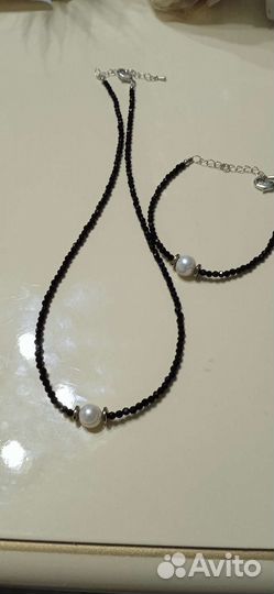 Колье с браслетом