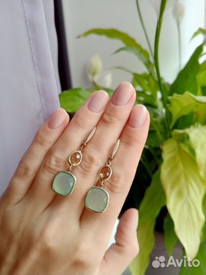 Серебряные серьги