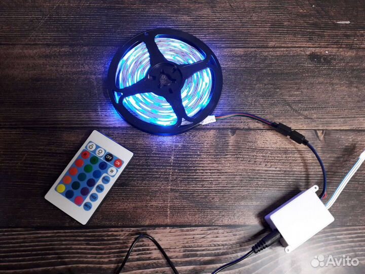 Лента светодиодная RGB с пультом