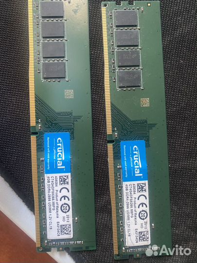 Оперативная память ddr4 8gb