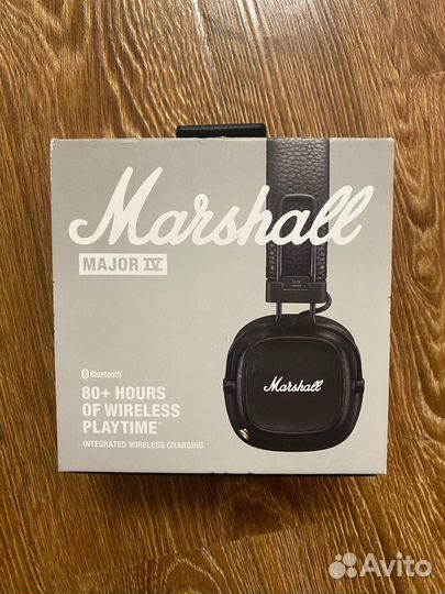 Bluetooth-гарнитура Marshall Major IV черный