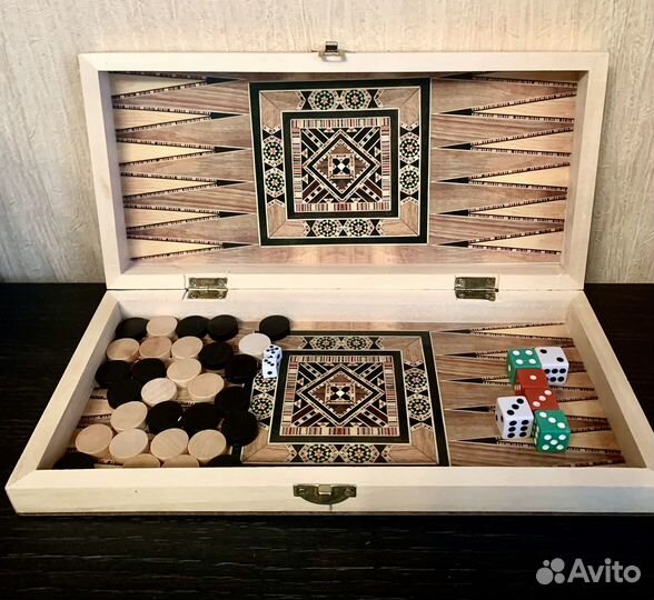 Шахматы-нарды-шашки (3 в 1)