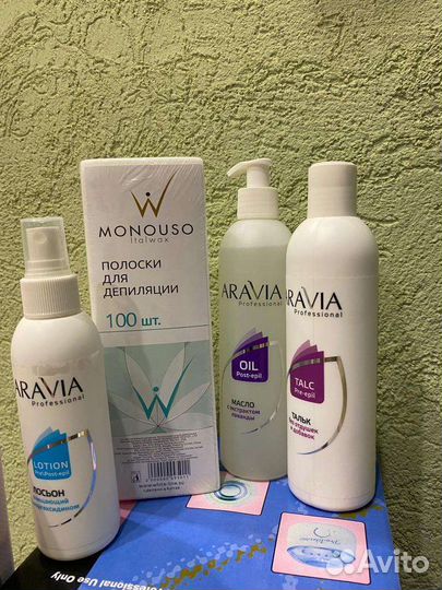 Набор для депиляции воском новый