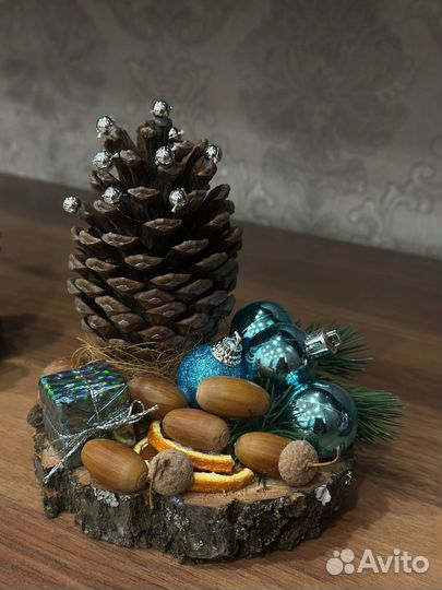 Шишки,ёлки,декор