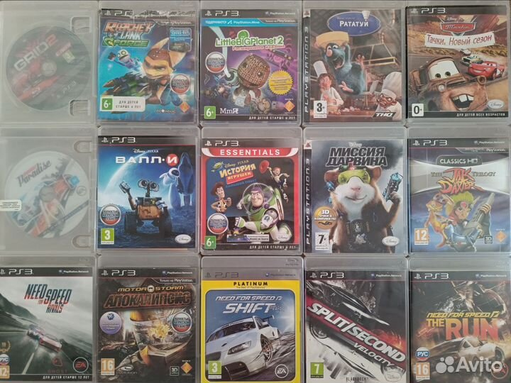 Диски Sony PS3 игры