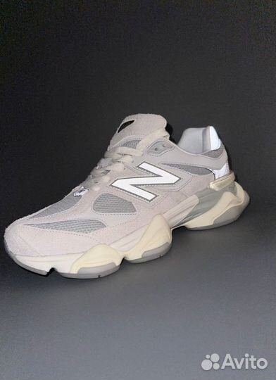 Кроссовки New Balance 9060, Gray Beige Люкс