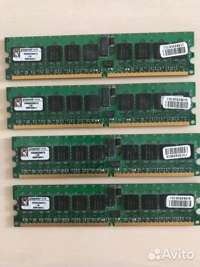 Серверная оперативная память DDR2 kvr400d2d8r3