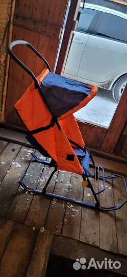 Коляска санки