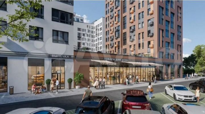 Свободного назначения, 52.9 м²