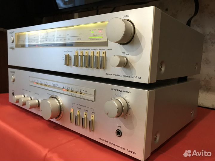 Sony TA 242 & ST 242 (состояние) + Видео работы