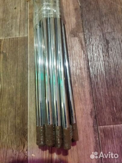 Трубка металлическая хромированная декоративная