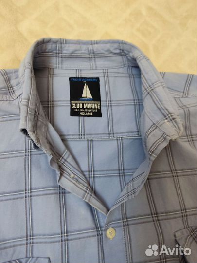 Брендовая рубашка.Cotton.62размер