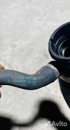 Патрубок радиатора правый Bmw 7 F02 N63B44A 2011