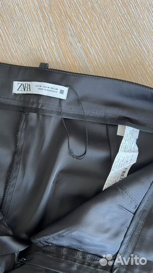 Брюки сатиновые zara