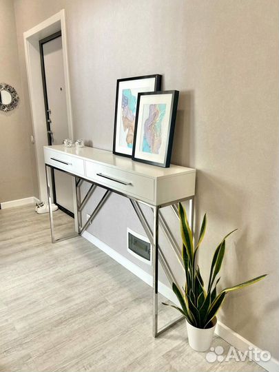 Консоль 150*30см на каркасе сталь