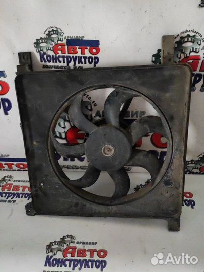 Вентилятор радиатора в сборе с диффузором Daewoo