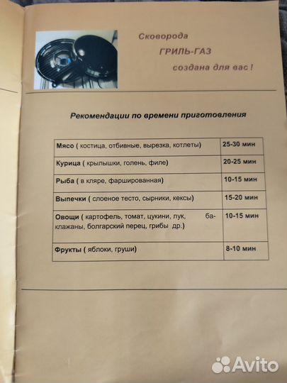 Сковорода гриль газ