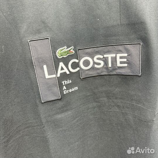 Футболка черная Lacoste