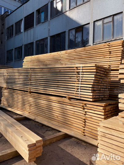 Брус обрезной 200х200х6000мм 1 сорт ГОСТ