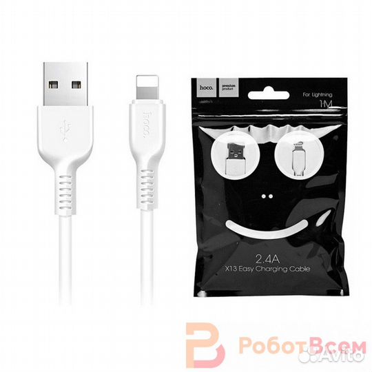 Кабель Hoco X13 Easy Charged USB - Lightning, 2.4A