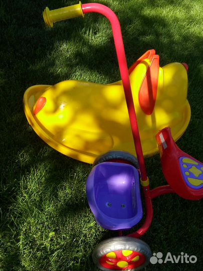 Велосипед и качалка