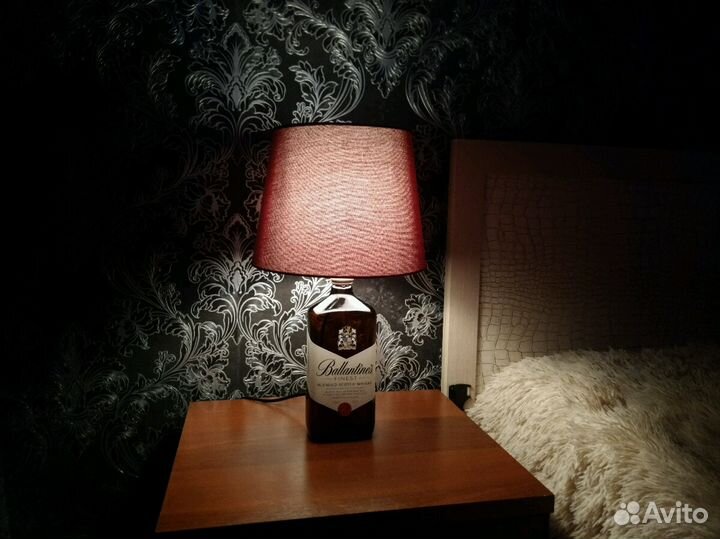 Светильник абажур из бутылки