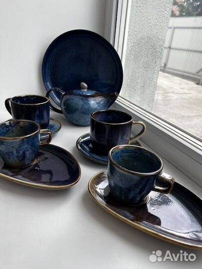 Чайник с чашками