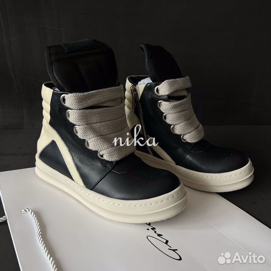 Rick Owens geobasket на руках