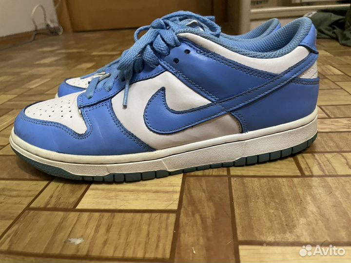 Кроссовки nike dunk low university blue оригинал