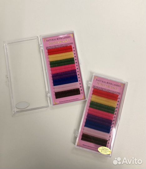 Ресницы Nagaraku цветные