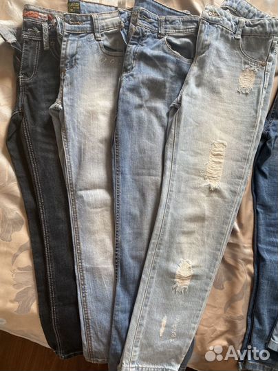 Джинсы для девочки Next от 4/5 -10 лет