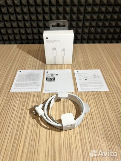 Оригинальный кабель type-c lightning на iPhone