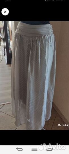 Юбка шелковая
