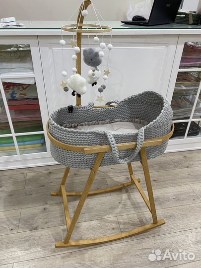 Подставка качалка для люльки в наличии деревянная