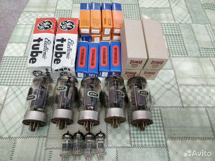 Радиолампы EL84 siemens, E88CC новое