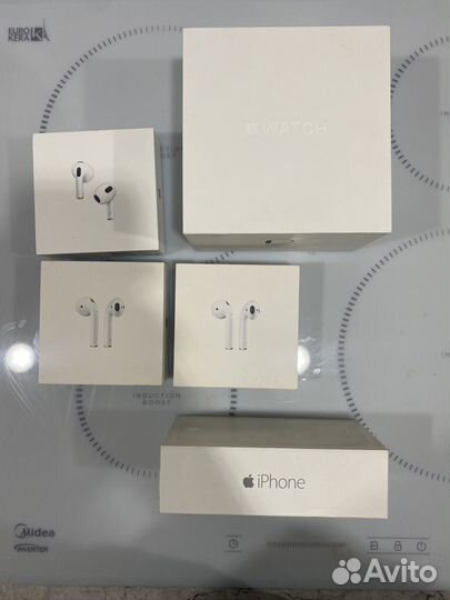Коробки от устройств apple