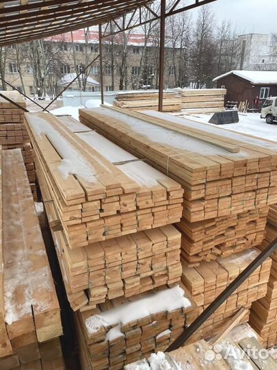 Доска обрезная, брус, пиломатериал