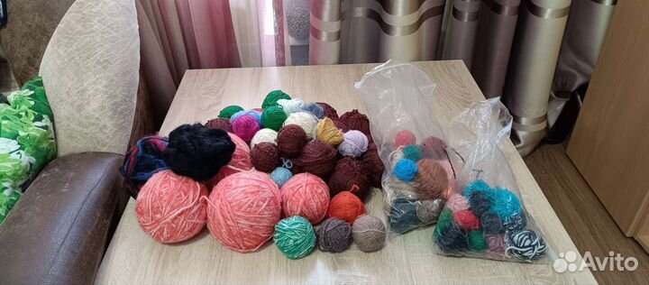 Пряжа нитки для вязания цена за все