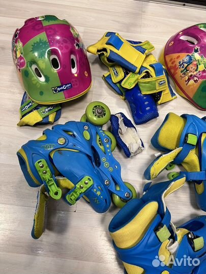 Детские ролики и защита