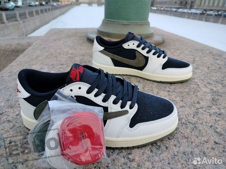 Nike Air Jordan 1 Low x Travis Scott Olive