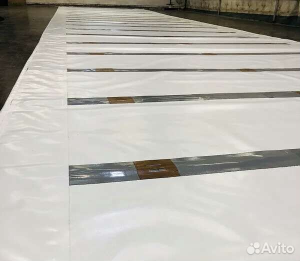 Сдвижная крыша на полуприцеп. Тент