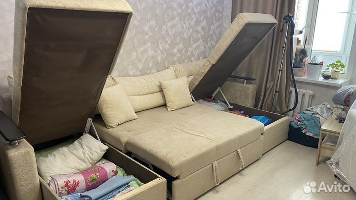 Большой угловой диван бу