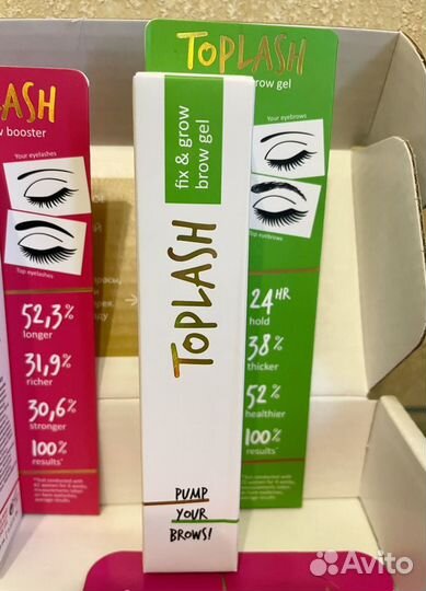 Toplash Brow Set Набор гелей для бровей и ресниц